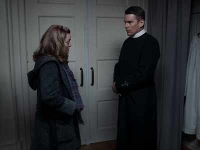 I got him
to fill out a temp form - First Reformed