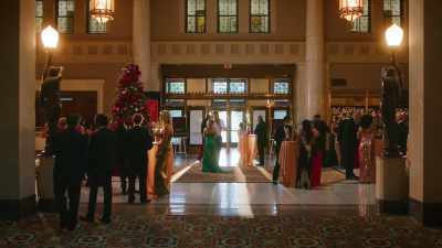 I got intercepted by this
executive I worked with ages - Christmas in the Spotlight