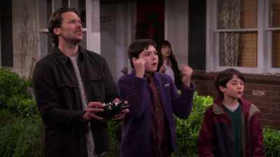 -I got it! I...
-[glass shatters] - Merry Happy Whatever