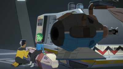 I got to make sure
she doesn't get overwhelmed - Star Trek: Lower Decks