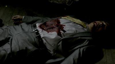 I got one dead
and one wounded officer -- - Bosch