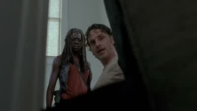 I got this one, you get the one behind it. - The Walking Dead