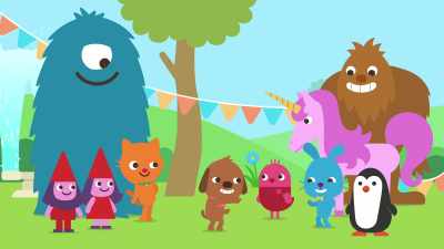I got to play with Jack and Jinja
and Robin and Gary - Sago Mini Friends