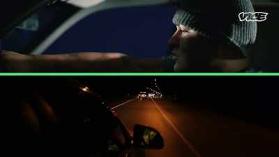 I got pulled over, and three
or four cop cars behind me, - I Was a Teenage Felon