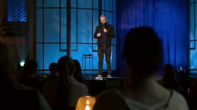 I got pushed into a wall headfirst, - Nate Bargatze: The Greatest Average American