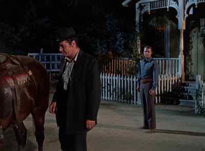 I got to stop you Jim, turn around. - Seven Ways from Sundown