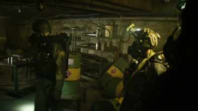 I got to swab the apparatus
now to get our samples. - SEAL Team
