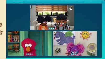 I got the chalk.
[laughter] - The Power of We: A Sesame Street Special