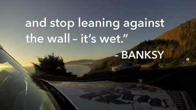 ♪ I got the money ♪ - Saving Banksy
