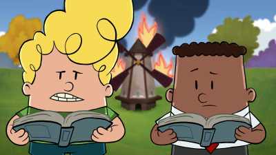 I got, "The monsoon is bankrupt." - The Epic Tales of Captain Underpants