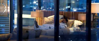 I got the target in his bed, scratching his balls, reading some Chinese book. - 6 Underground