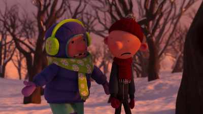 I got these earmuffs for getting
a B+ in handwriting this quarter. - Diary of a Wimpy Kid Christmas: Cabin Fever