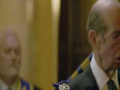 I got through today
without dropping the stick, - Inside the Freemasons