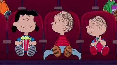 I got us popcorn to share. - The Snoopy Show