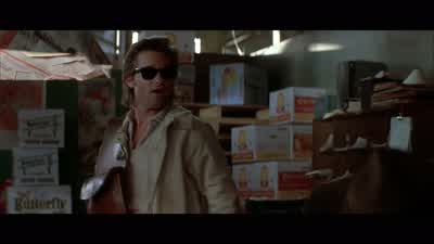 I gotta go somewhere No you don'tI do How about we meet in my restaurant in a few hours I pay thenYou pay now Where you gotta go The airportYeah right Over my dead body If need be - Big Trouble in Little China