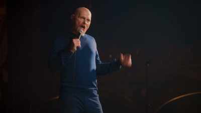 I gotta make a sign,
'Stop the guns.' Ha!" Right? - Bill Burr: Drop Dead Years