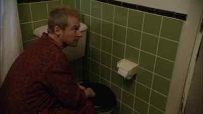I gotta pee, Cleave.
What's that under your nose? - Rake