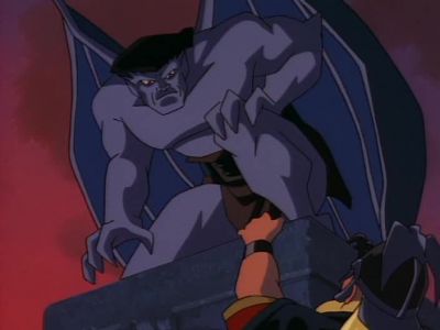 - (growls)
- Agh! - Gargoyles