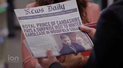 I guess someone from the paper
recognized you. - A Royal Christmas Engagement