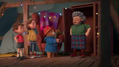 -I guess I really needed that nap.
-[laughter] - The Adventures of Paddington