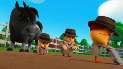 I guess it's pretty clear.
I'm no Rex. - The Chicken Squad