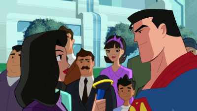 I guess nothing escapes your super eyes.
(GIGGLES NERVOUSLY) - Justice League Action