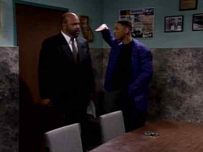 - I guess we told him, right, Uncle Phil?
- Sit down. - The Fresh Prince of Bel-Air