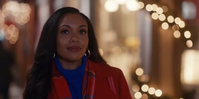 - I guess you're right.
Does look like a postcard. - Christmas with a Kiss