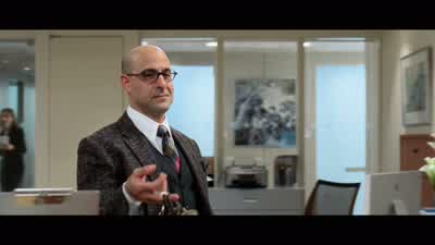 I guessed an eight and a halfUm uh that's very nice of you but I don't think I need theseMiranda hired me She knows what I look likeDo you chuckles - The Devil Wears Prada