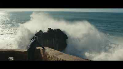 I was guided
very clearly by Mother Nature, - 100 Foot Wave
