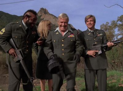 [guns firing] - The A-Team