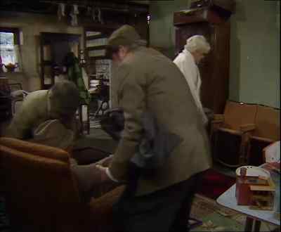 I hate it when he does that.
You can feel it for a week! - Last of the Summer Wine