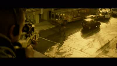 - 'I have a clear shot.' - 'Shooters, stand by.' - Swordfish