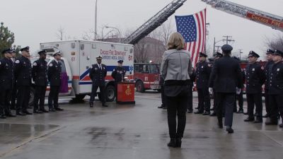 I have a love-hate relationship with these ceremonies. - Chicago Fire