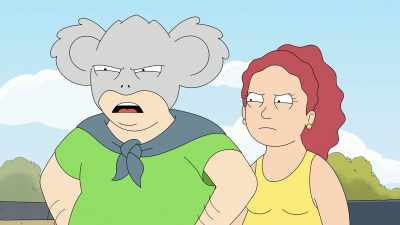 I have to blow up this rocket before
an interdimensional being comes for us. - Koala Man