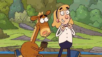 I have to call my mother!
- [splash] - It's Pony