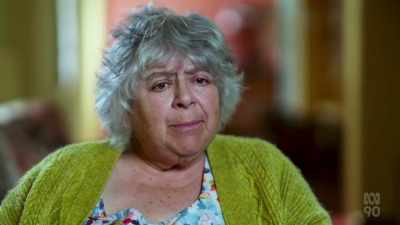 I have to categorise myself
as middle-class, - Miriam Margolyes: Australia Unmasked