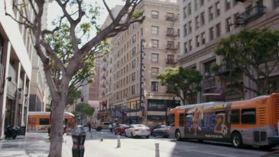 I have her entering
and heading to the fourth floor. - NCIS: Los Angeles