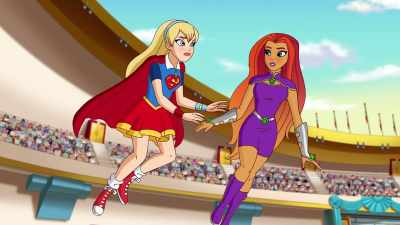 I have to go. There's a fire in Metropolis. - DC Super Hero Girls: Intergalactic Games