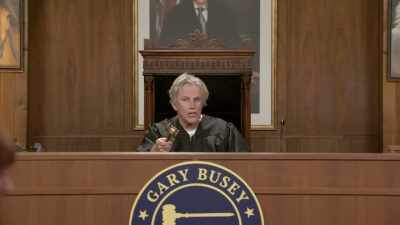 -I have to go to work.
-She's gonna be with you - Gary Busey: Pet Judge