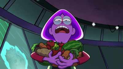 I have grown
vegetables in space! - Big City Greens the Movie: Spacecation