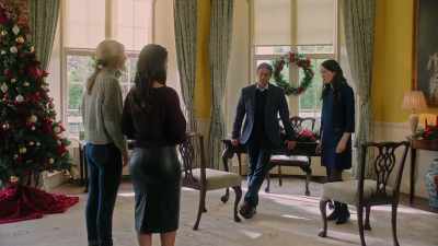 I have half a mind
to ring her up myself-- - Christmas at Castle Hart
