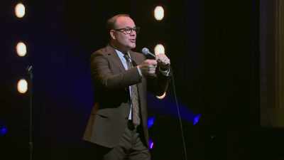 "I have to have this puppy
with me on this flight, - Tom Papa: Human Mule