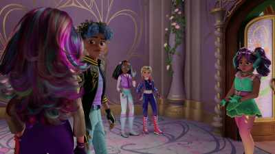 - I have so many questions right now.
- Save them for later. Let's go. - Unicorn Academy