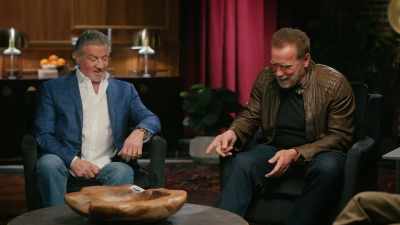 I have old cowboy boots on - Arnold & Sly: Rivals, Friends, Icons