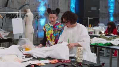 I have to put the tulle inside
to hold the shape - Next in Fashion