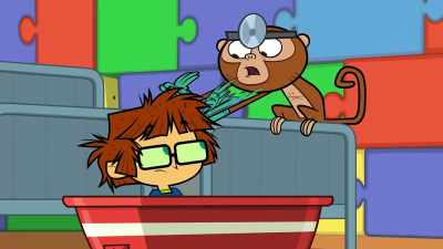 I have questions about where
the monkey came from, - Total DramaRama