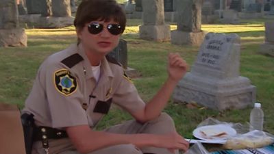 I have real dark skin - Reno 911!