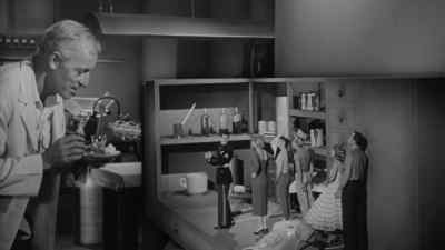 I have some refreshments
for our little party. - Attack of the Puppet People