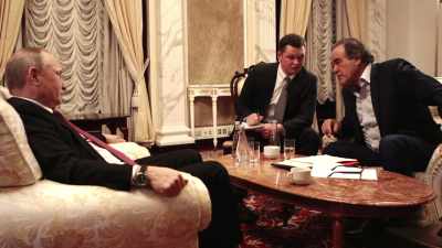 I have the feeling
that he's playing it down, - The Putin Interviews